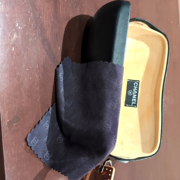 Chanel Diamond Studs Vintage Shield Sunglasses - Picture 7 of 9